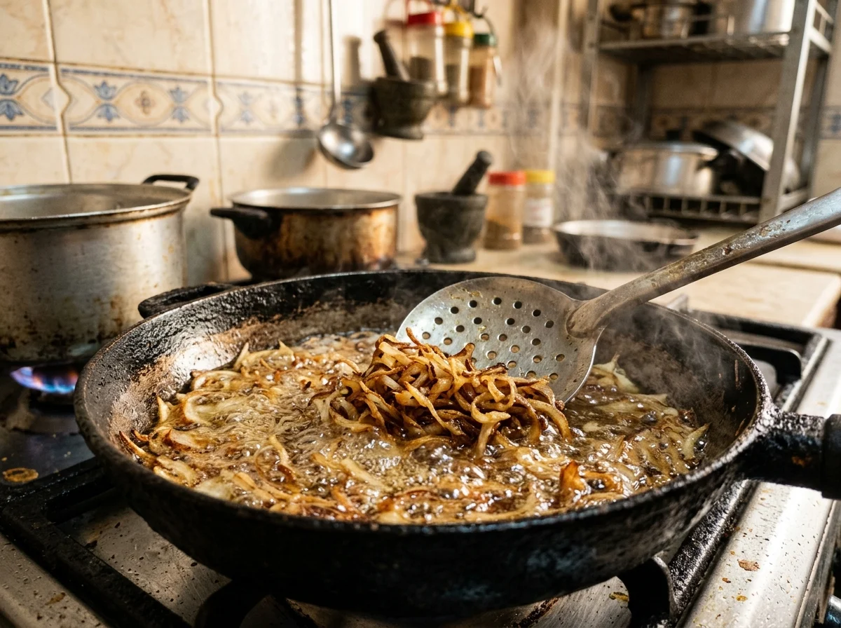 手順12: レモン汁と塩を加えて火を止める