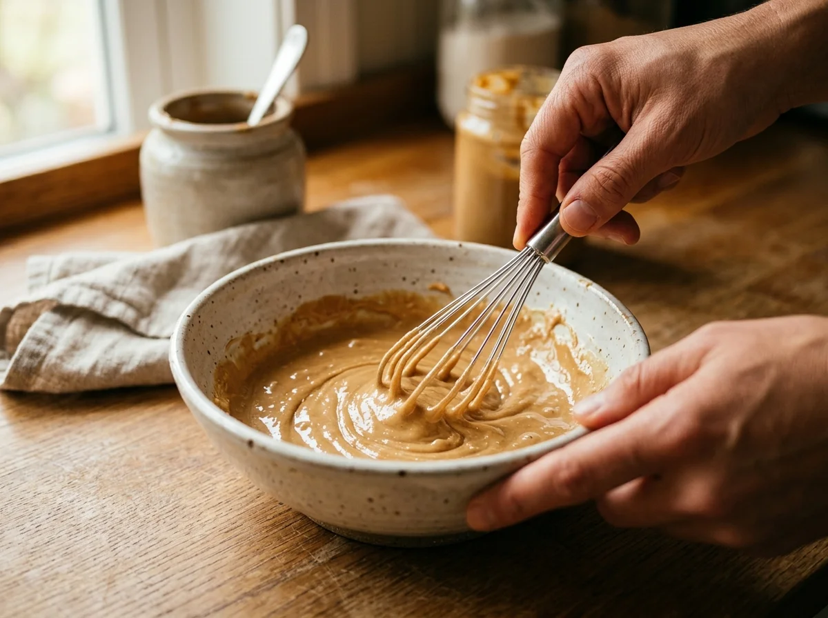 手順3: ピーナッツペーストを準備する（5分）