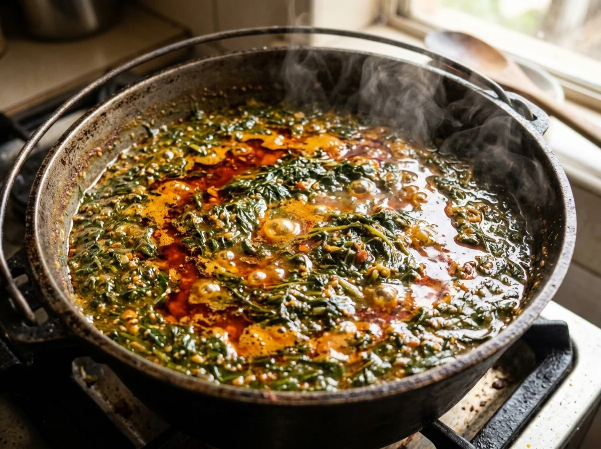 手順7: 干しエビと調味料を加えて仕上げる（10分）