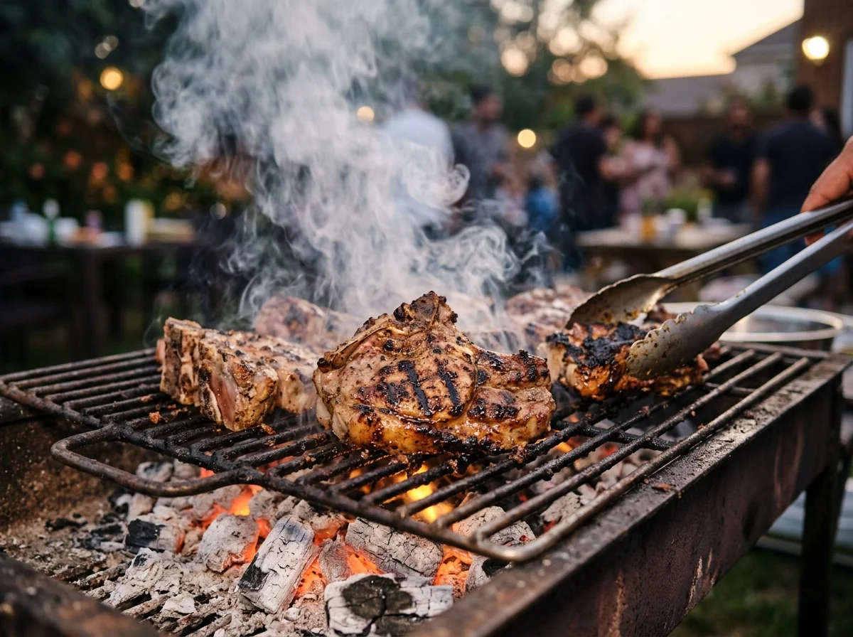 手順3: 肉を焼く(30〜40分)