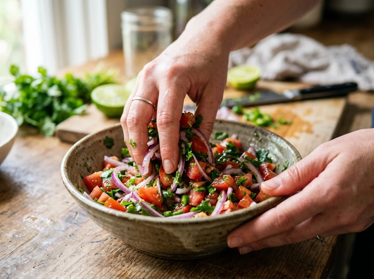 手順4: カチュンバリを作る(10分)