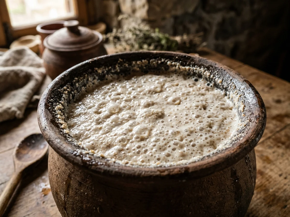 手順2: 生地を発酵させる(12〜24時間)