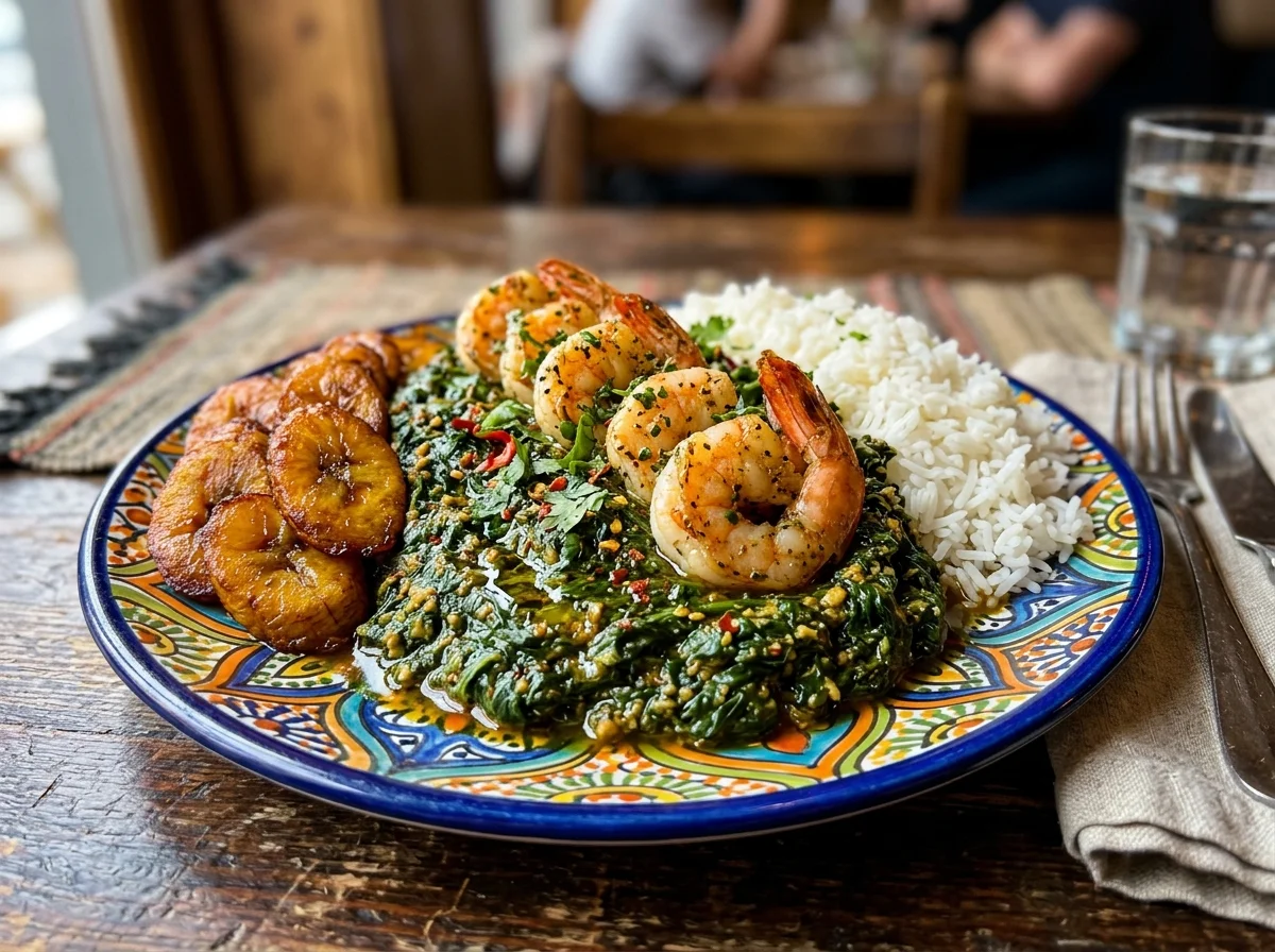 手順8: プランテンを揚げて盛り付ける（10分）