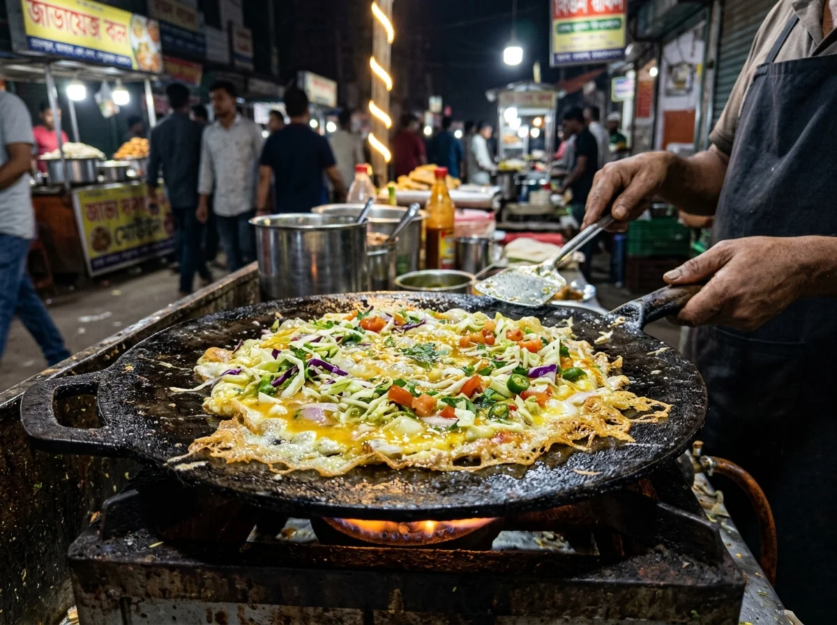 手順3: 野菜オムレツを作る（5分）