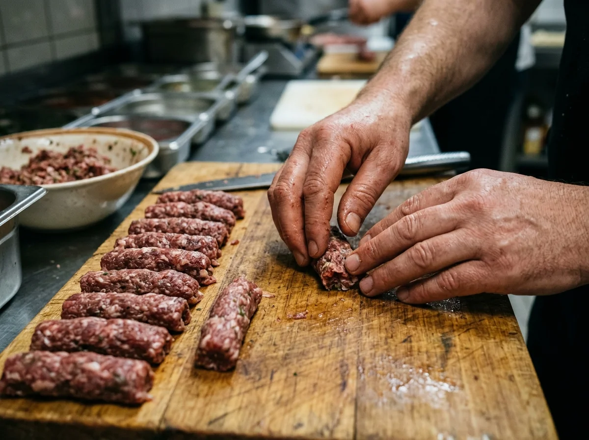 手順2: チェヴァプチチを成形する（15分）