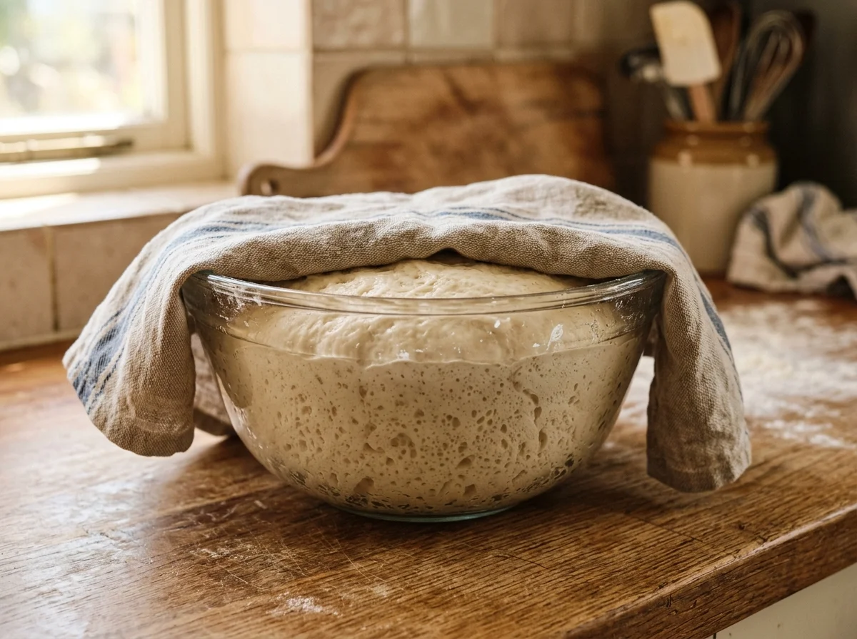 手順3: 一次発酵(60分)