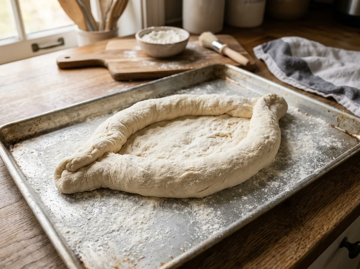 手順5: 生地を成形する ―― アジャラ式「舟形」