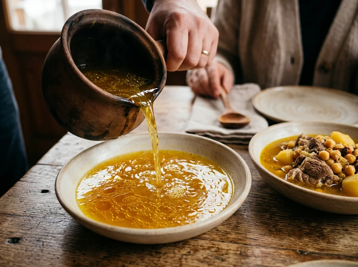 手順4: スープを注ぎ分ける（5分）