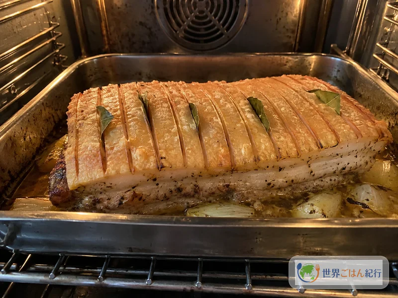手順4: 200℃で50分焼く