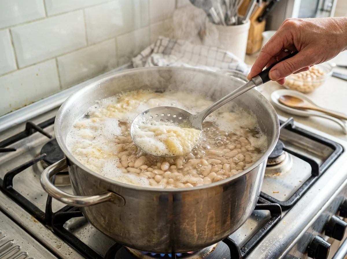 手順2: 豆を下茹でする(30分)