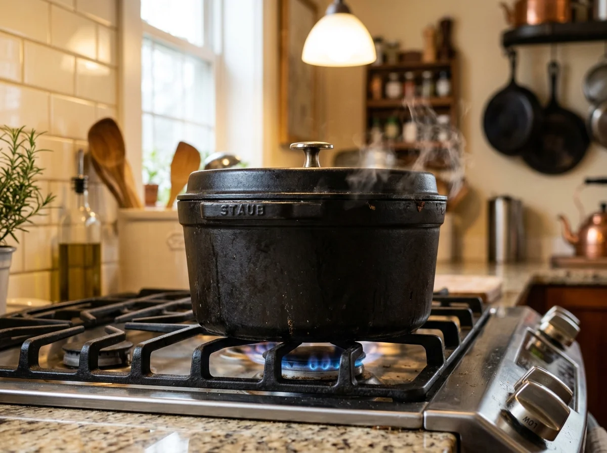 手順4: 弱火で2時間半煮込む