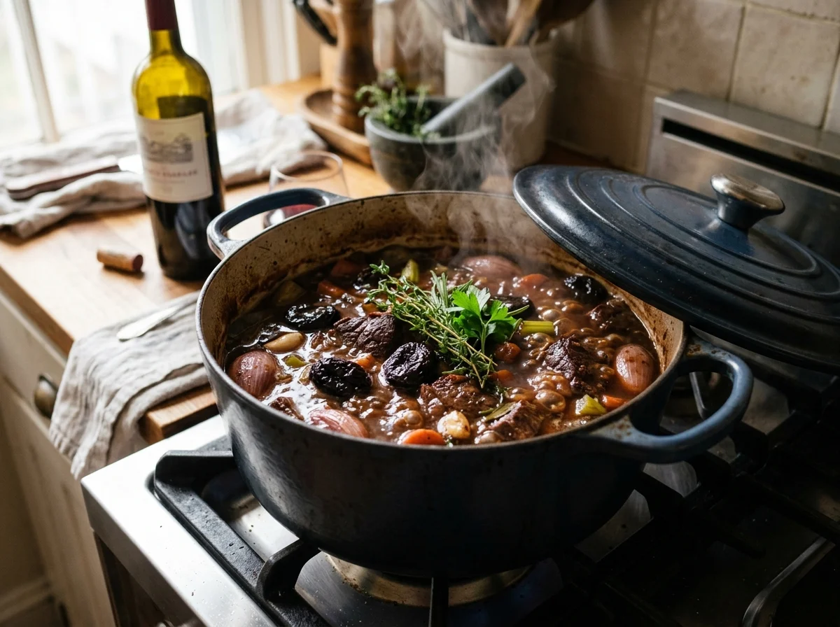 手順4: 煮込み開始（6時間）