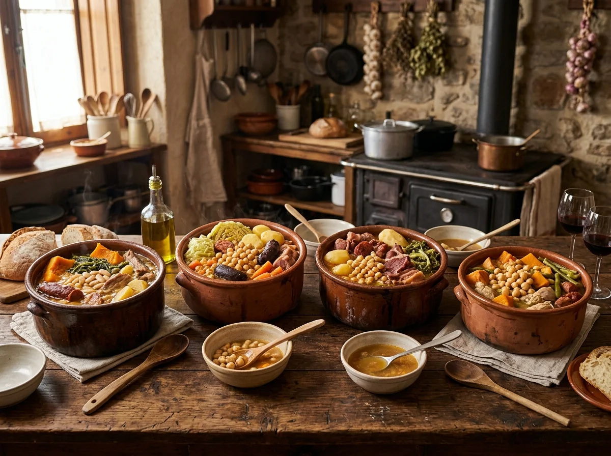 アンダルシア風コシードのバリエーション