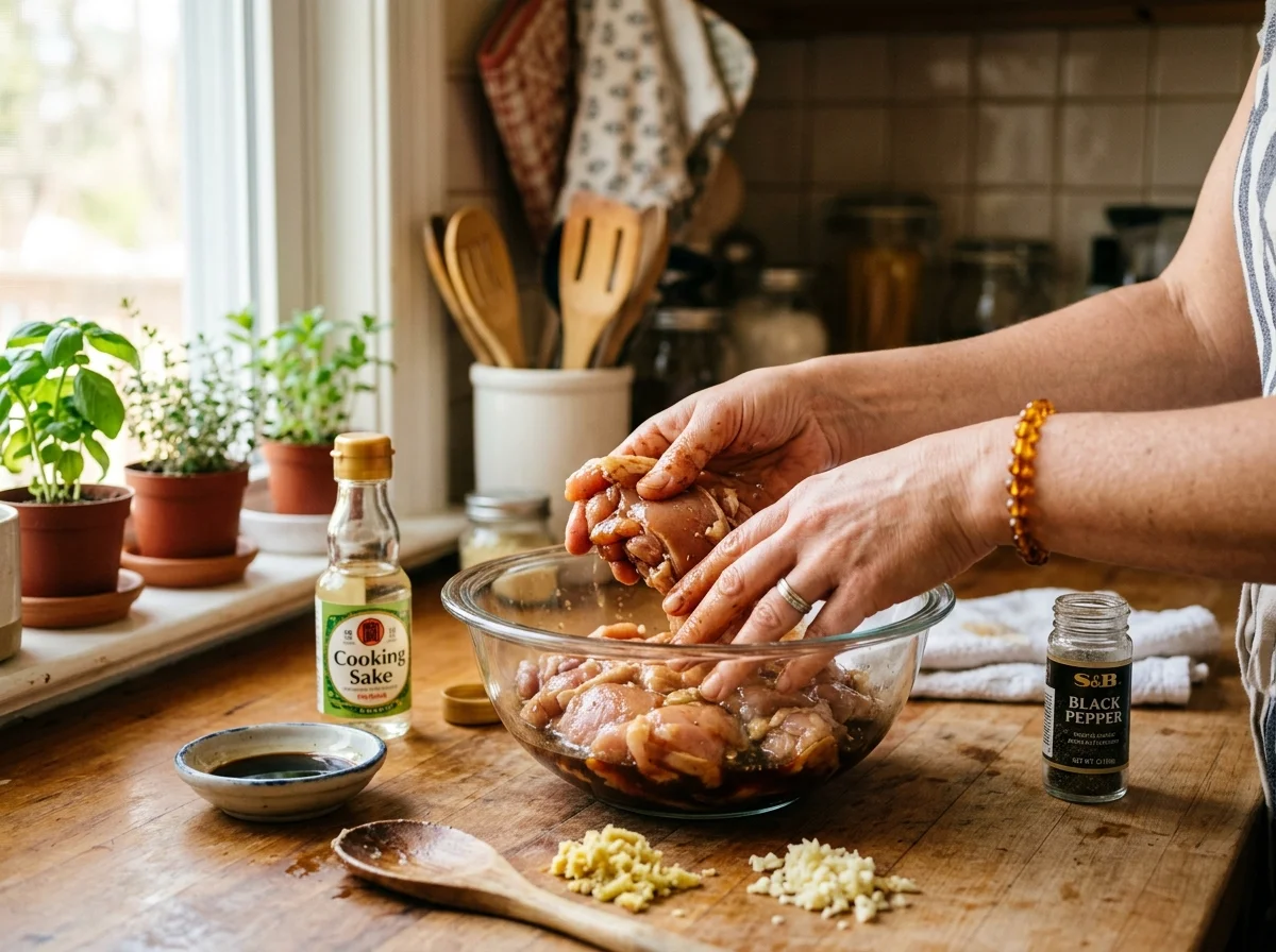 手順1: 鶏肉に下味をつける（5分）