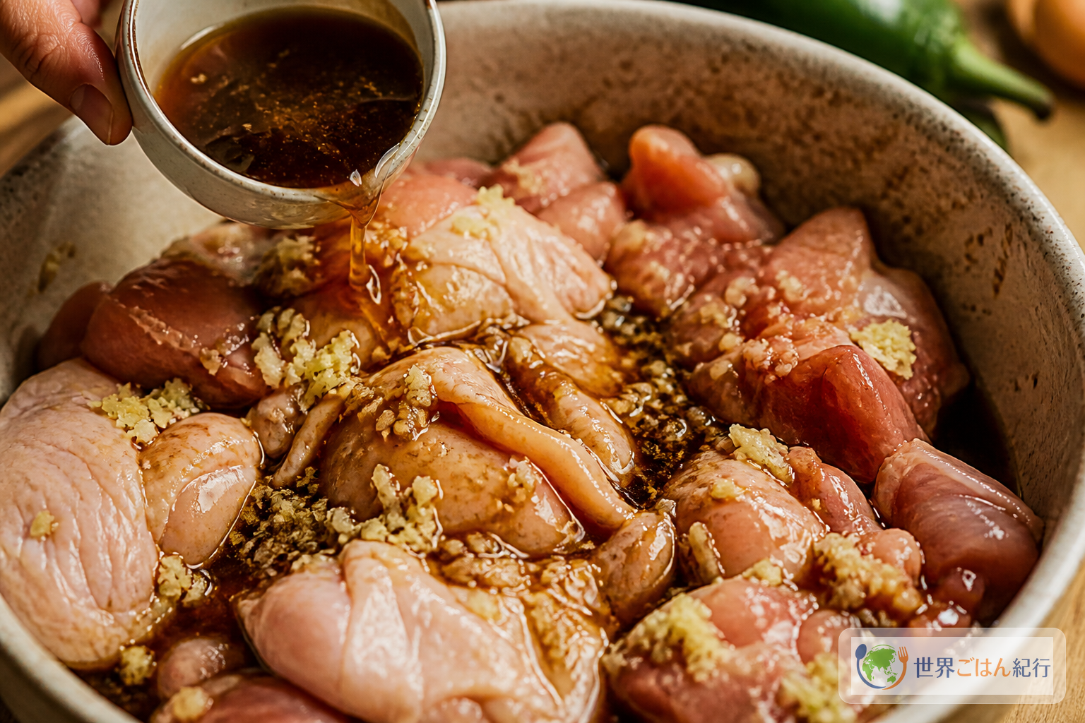 手順1: 肉に下味をつける