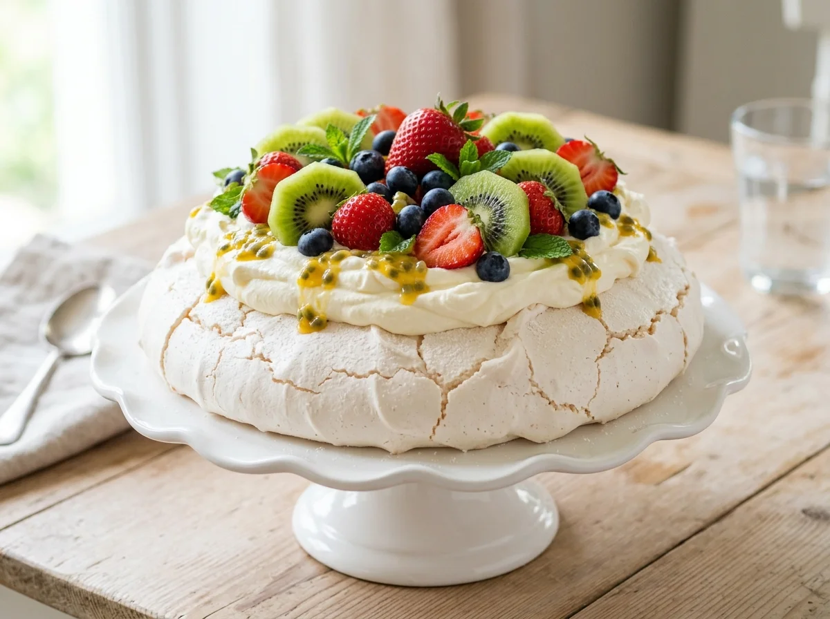 手順6: クリームとフルーツで仕上げる