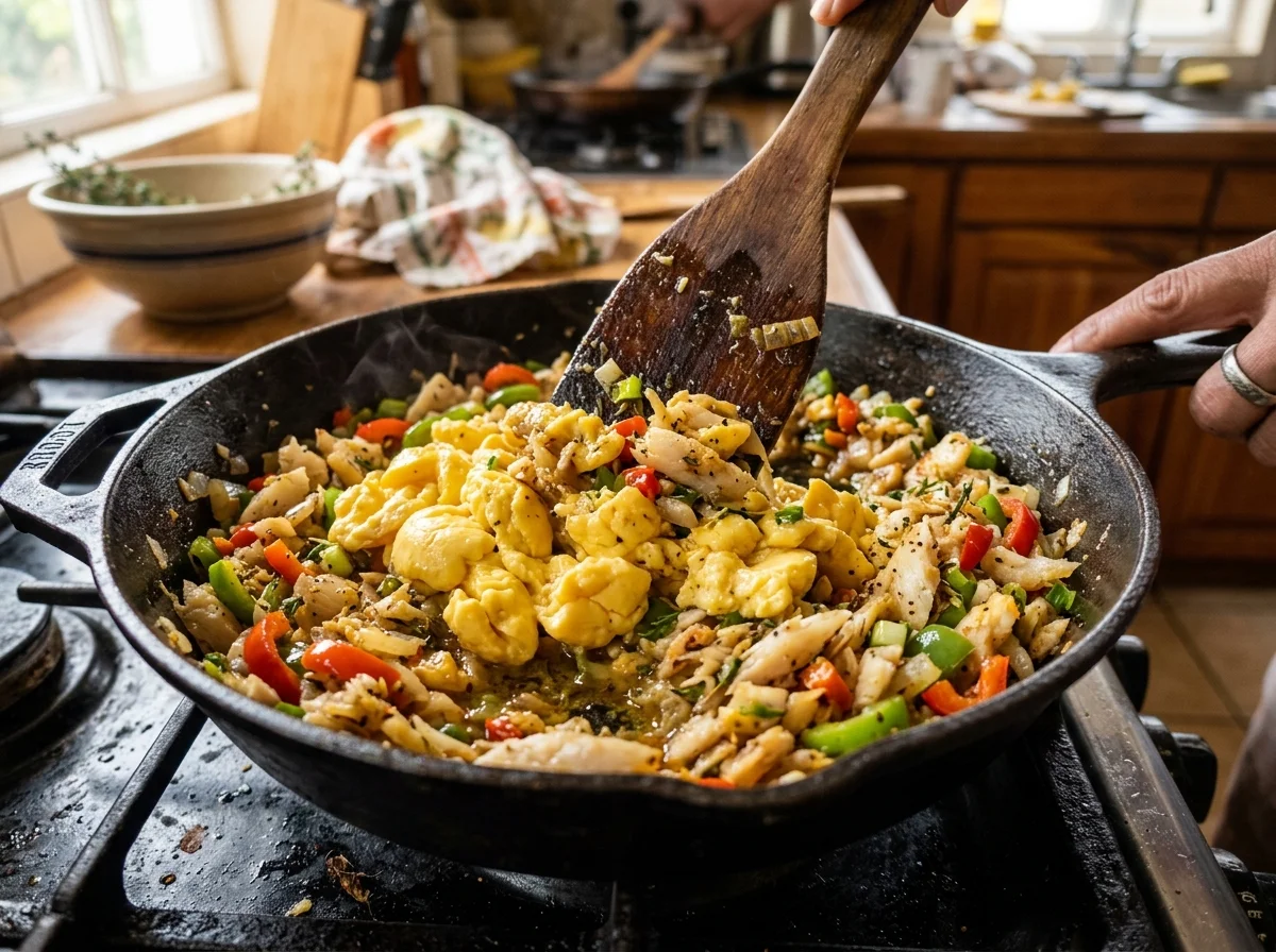 手順5: アキーを加えて仕上げる（3分）