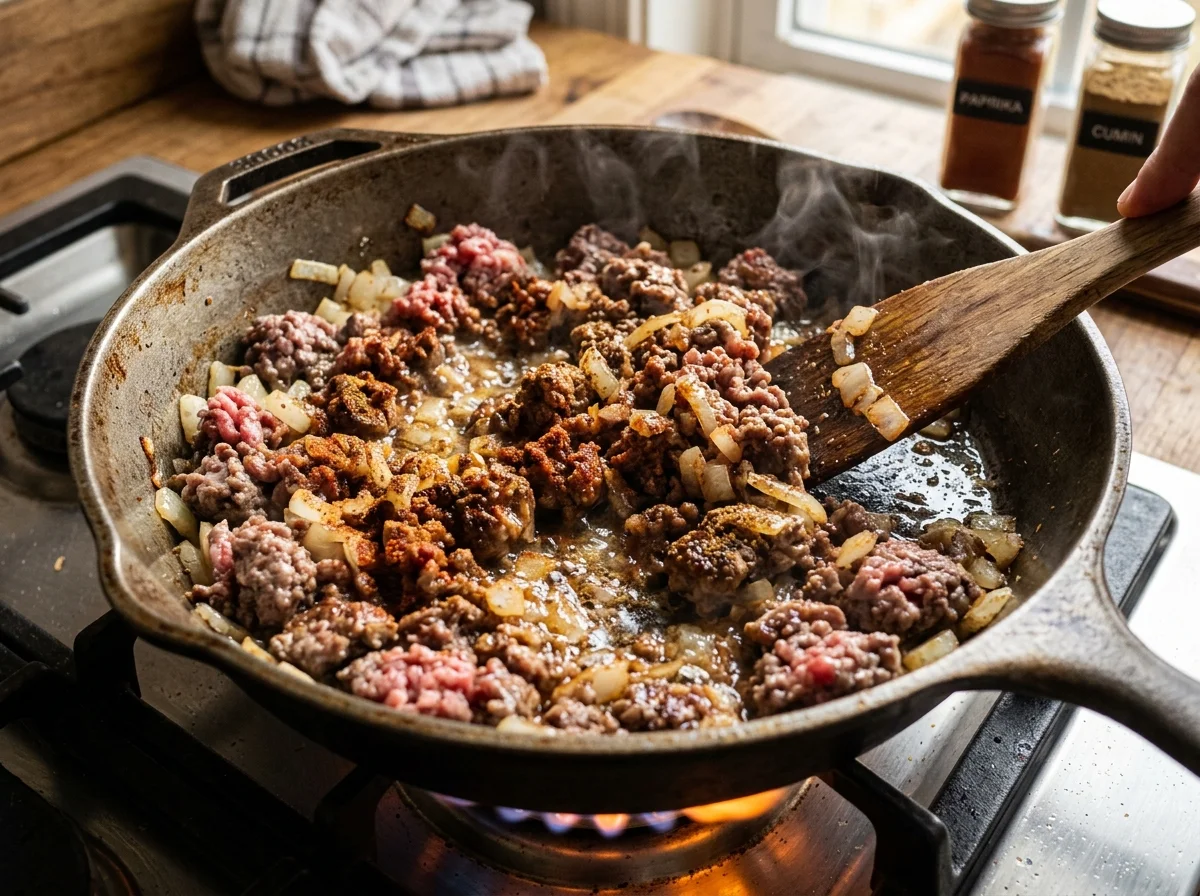 手順1: フィリングを作って冷ます（15分調理 + 冷却）