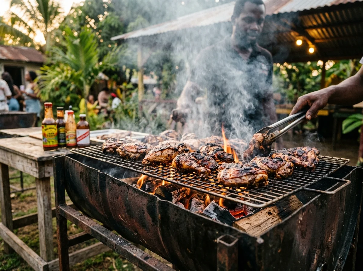 手順21: 焼き上がり2〜3分前にブロイラー（上火）に切り替え、皮目を上にして焦げ目を付ける