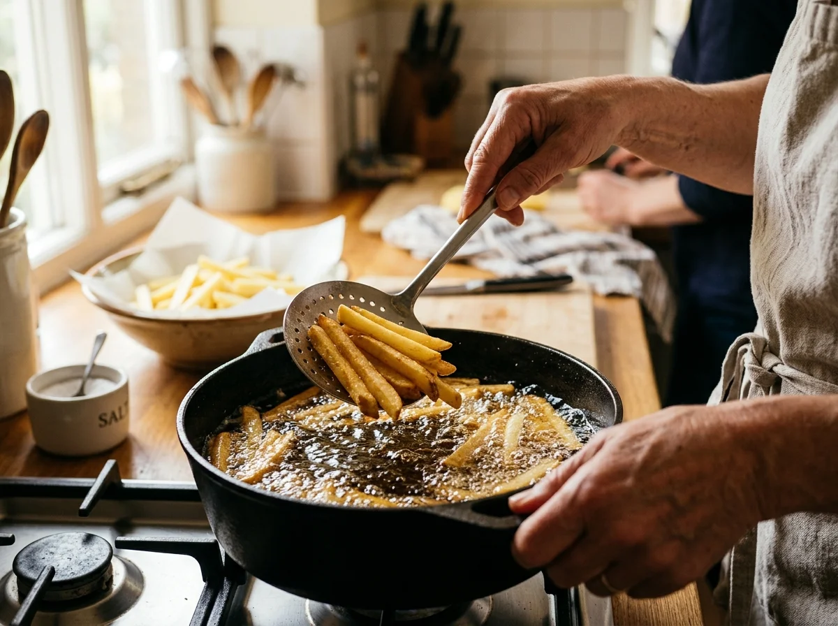 ロモサルタードの材料。牛肉、紫玉ねぎ、トマト、アヒ・アマリージョ、醤油が並ぶ