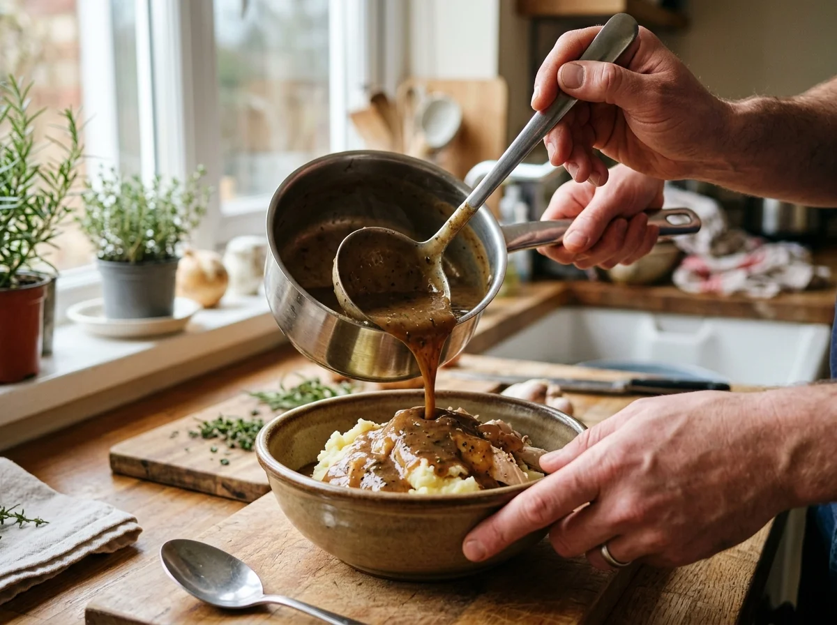 手順1: フライドオニオンを作る（20分）