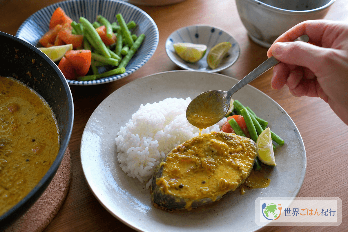 手順7: ご飯に添えて食卓へ出す