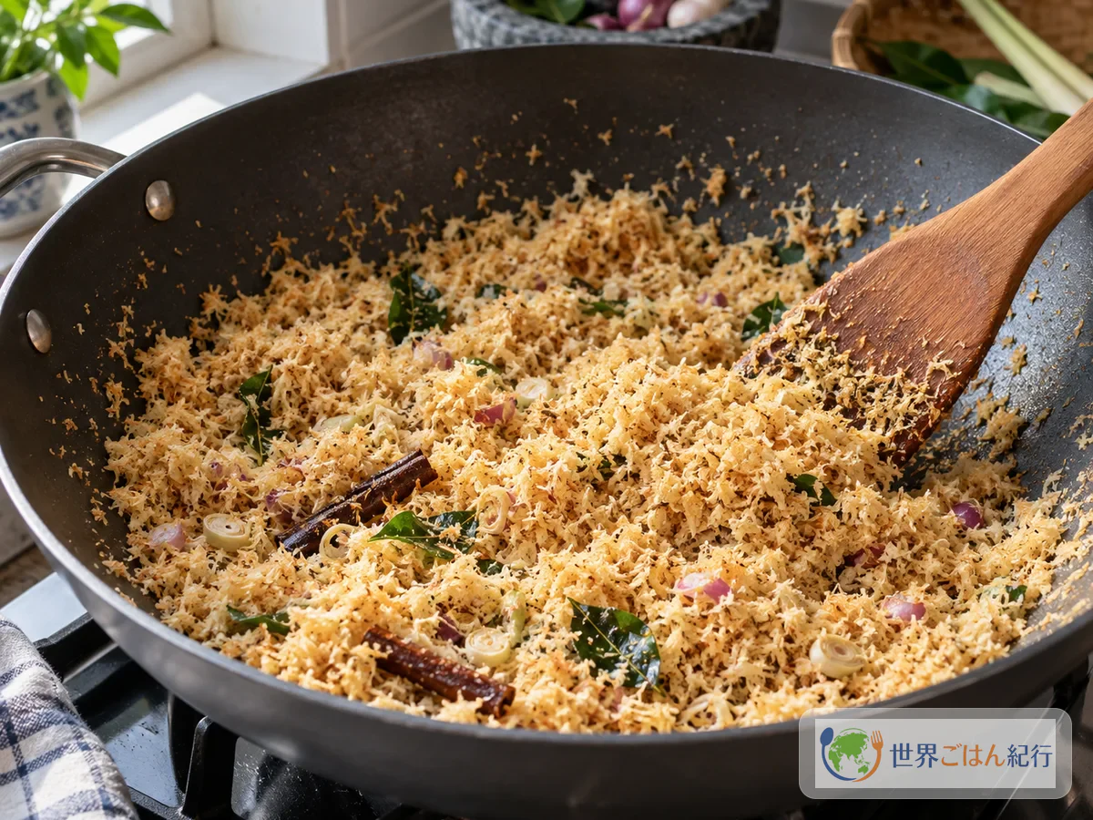 手順1: セロンドンの香味を作る