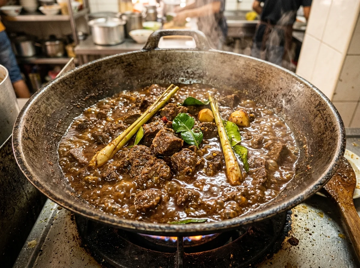 手順14: 強火にして一度沸騰させる