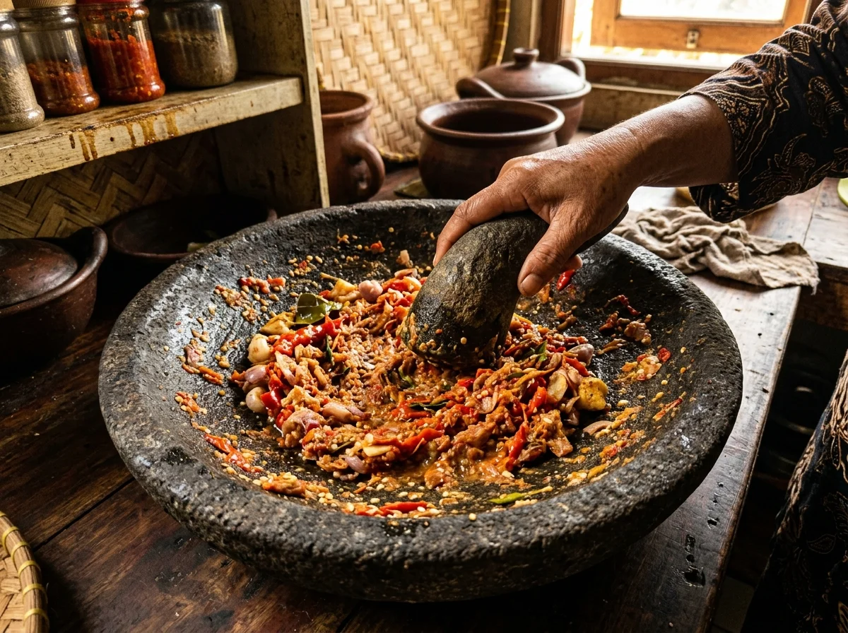 手順4: 水大さじ2〜3を加え、なめらかなペースト状になるまで1〜2分回す
