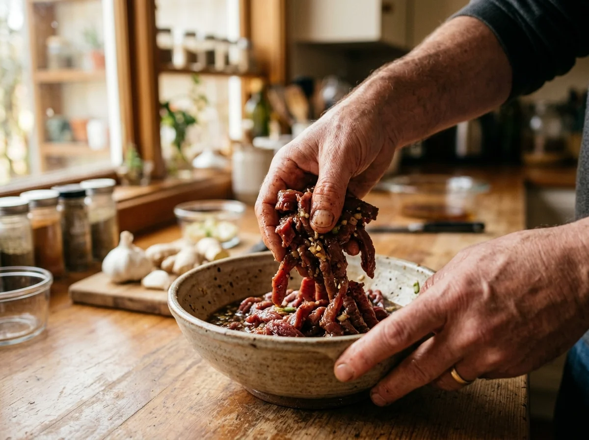 手順2: 肉に下味をつける(15分)