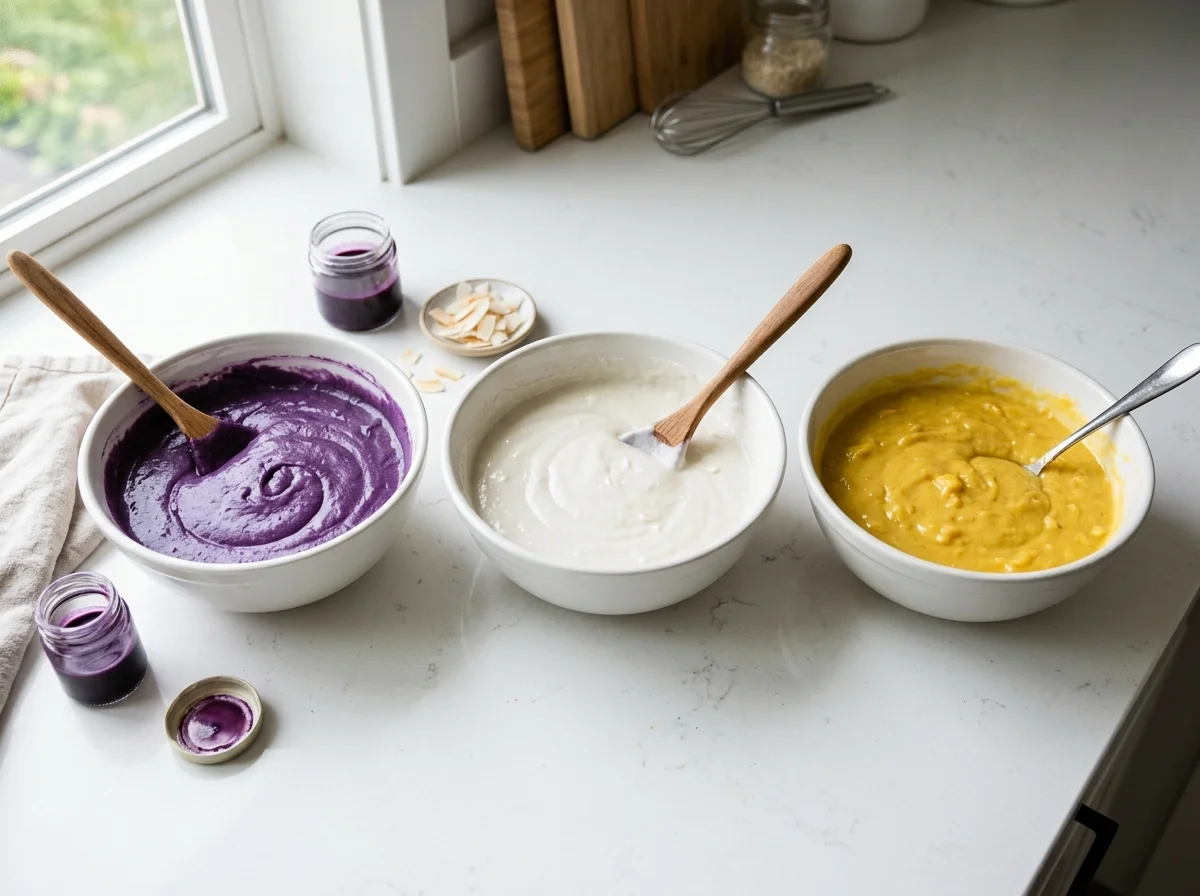 手順3: 生地を3等分する(各約250ml)