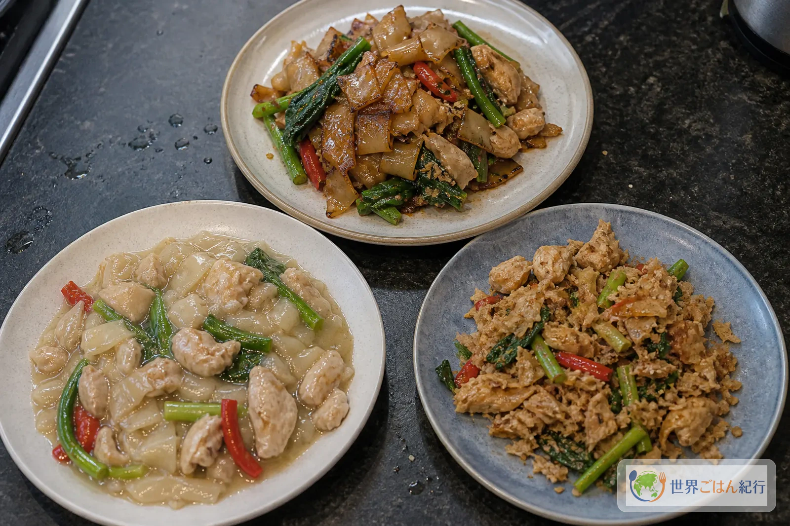 成功したパッキーマオ、水っぽいもの、乾いて切れたものを比べた失敗原因の比較