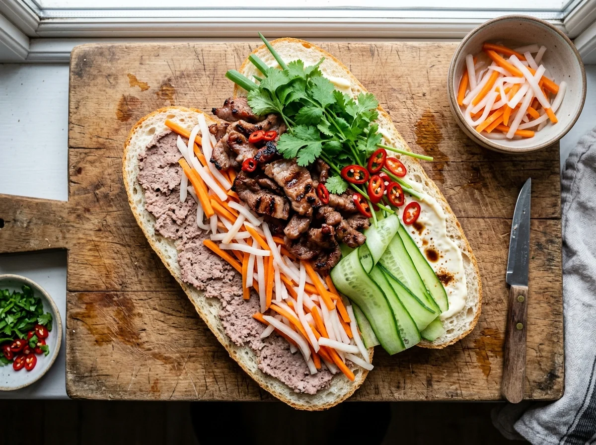 手順18: 開いた内側を下向きにしてフライパン(油なし)で30秒プレスしても、食感がよくなる。